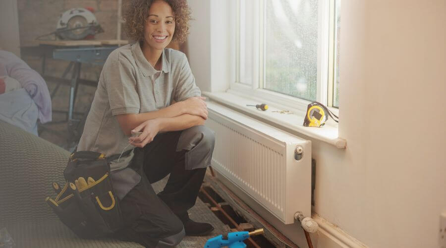 Professional tankless water heater installation in Manderson, WY